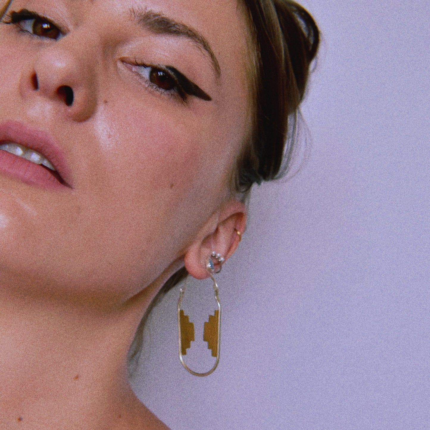 altar hoop earrings in gold & silver
