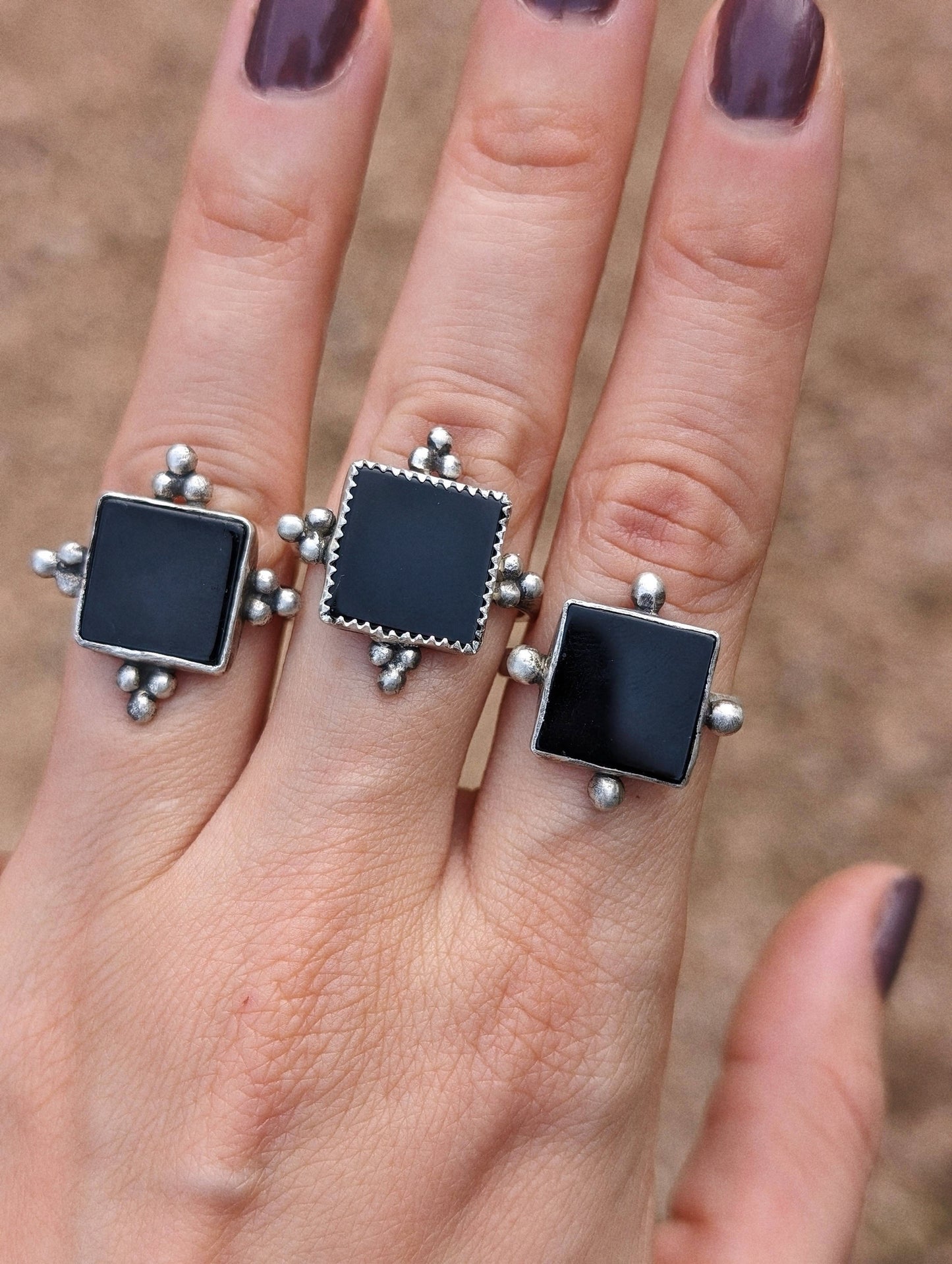 sacred onyx rings