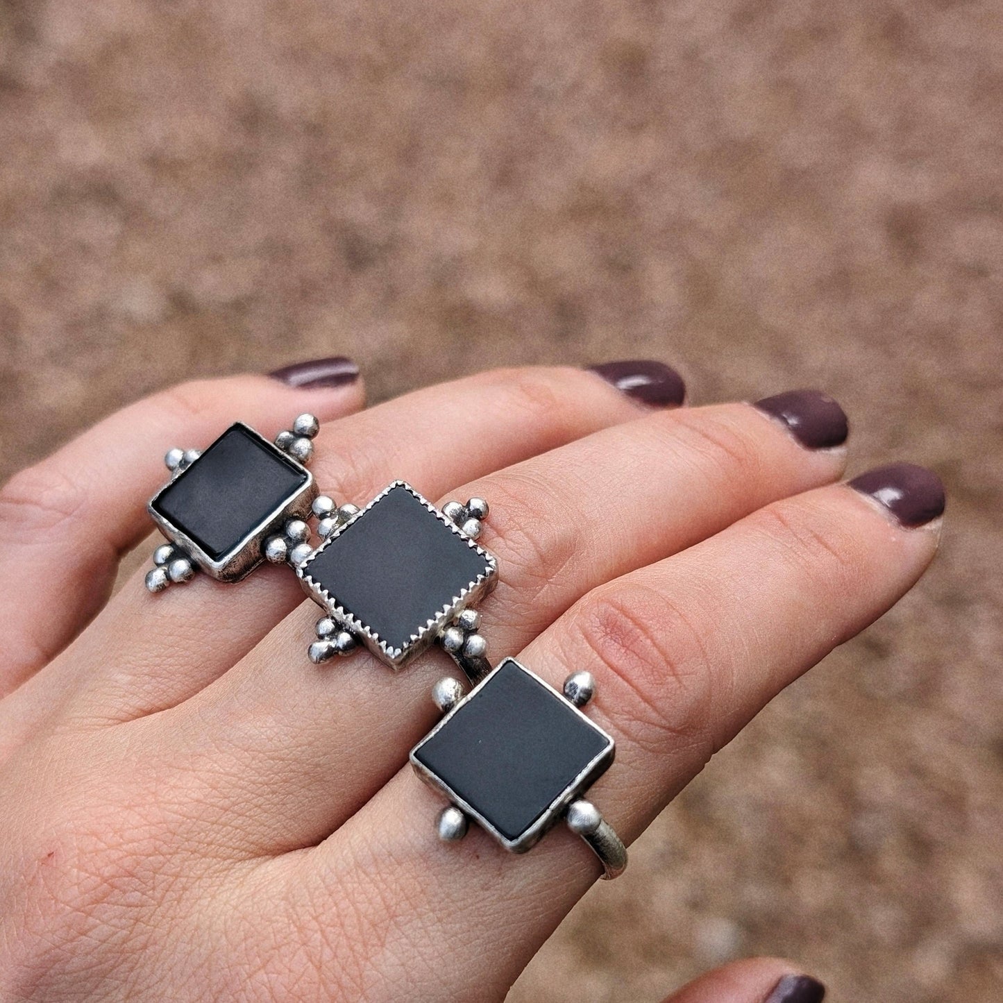 sacred onyx rings