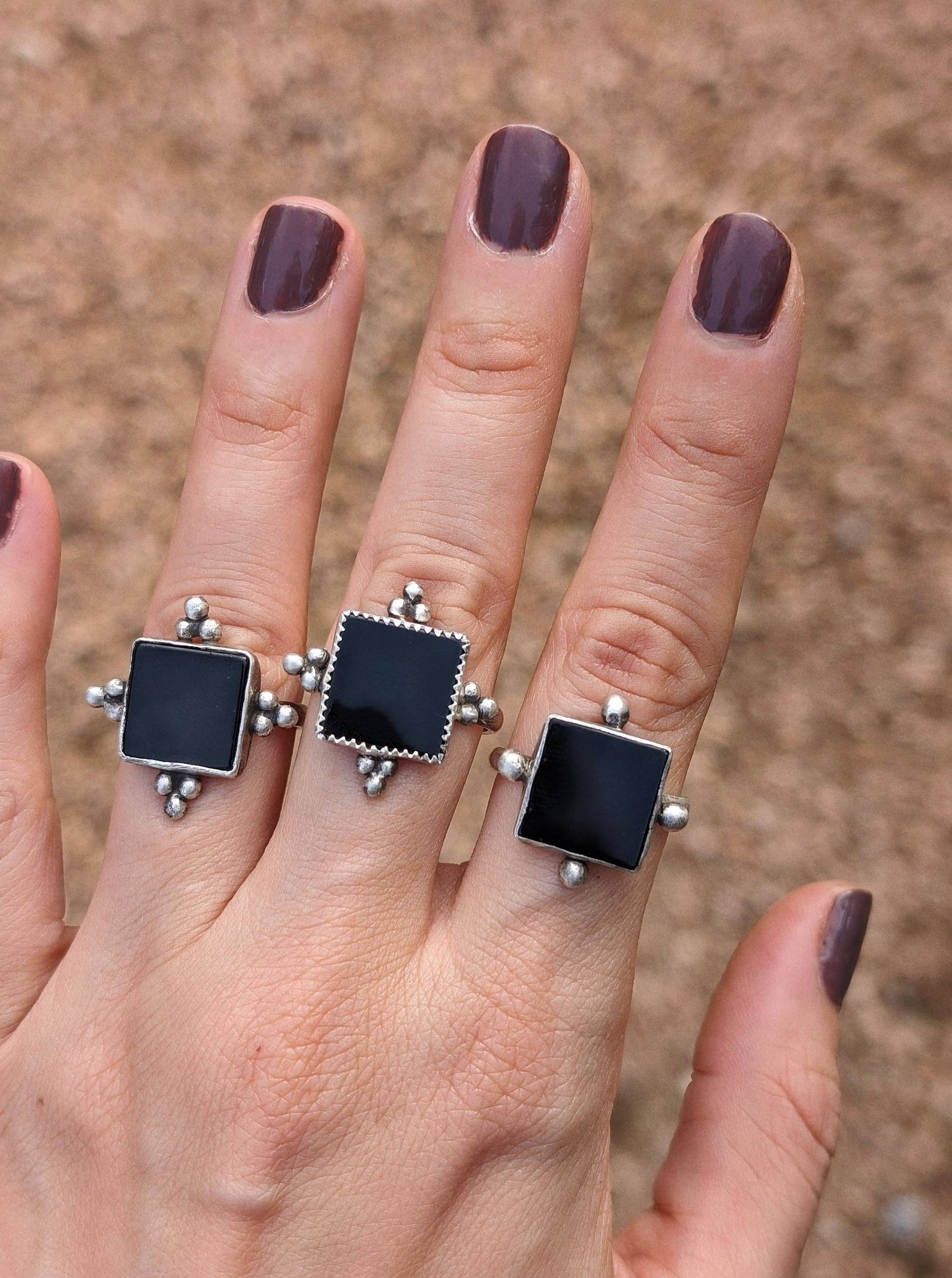 sacred onyx rings