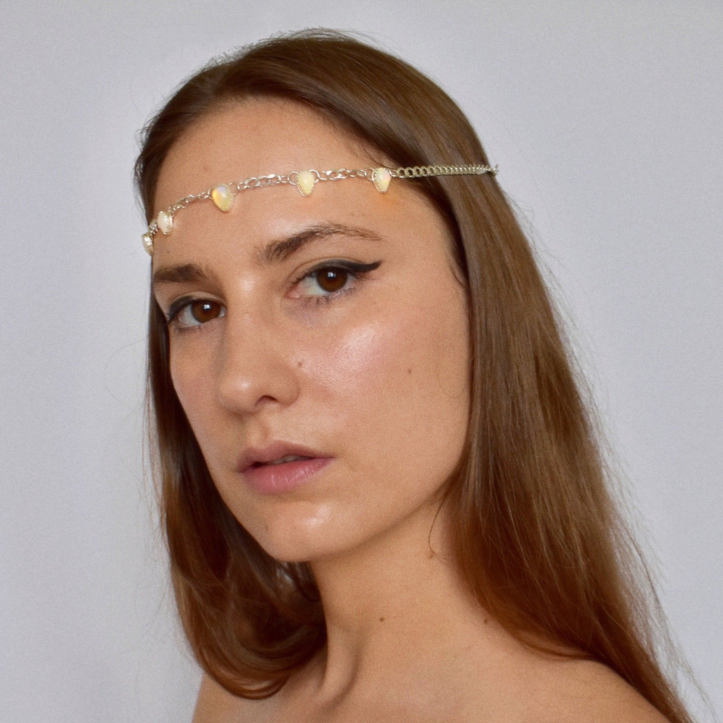 whimsigoth wedding head chain