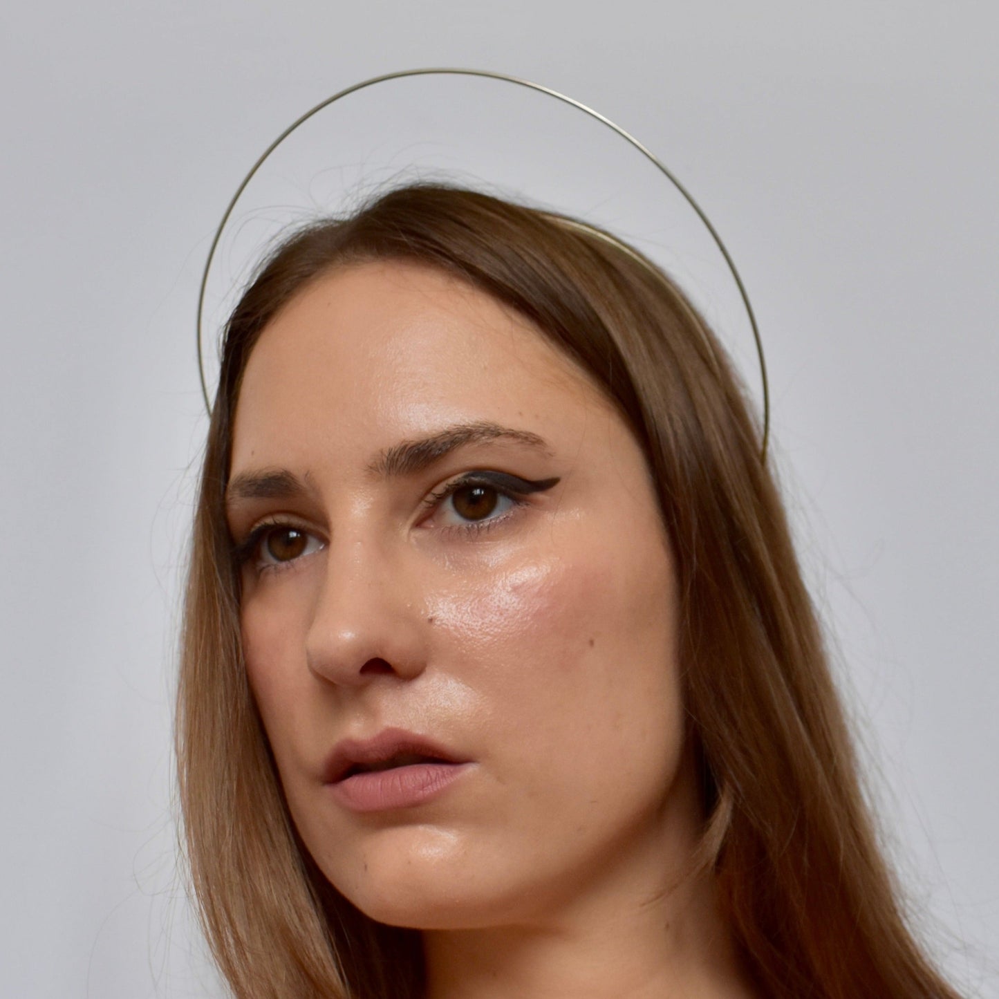 sterling silver angel halo headpiece