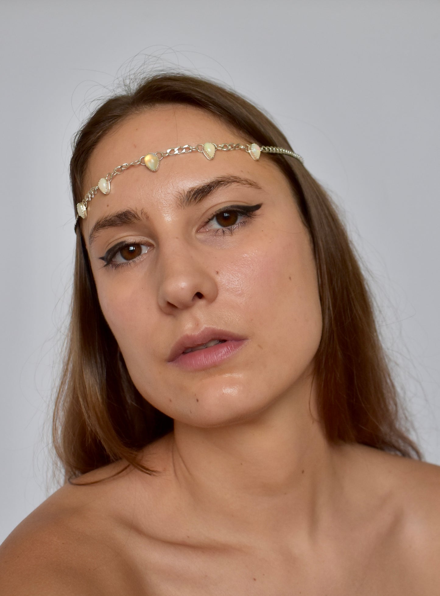 whimsigoth wedding head chain
