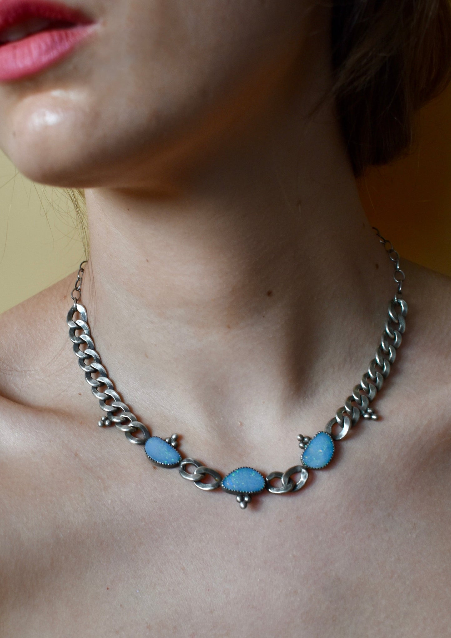 cosmic 3 opal choker