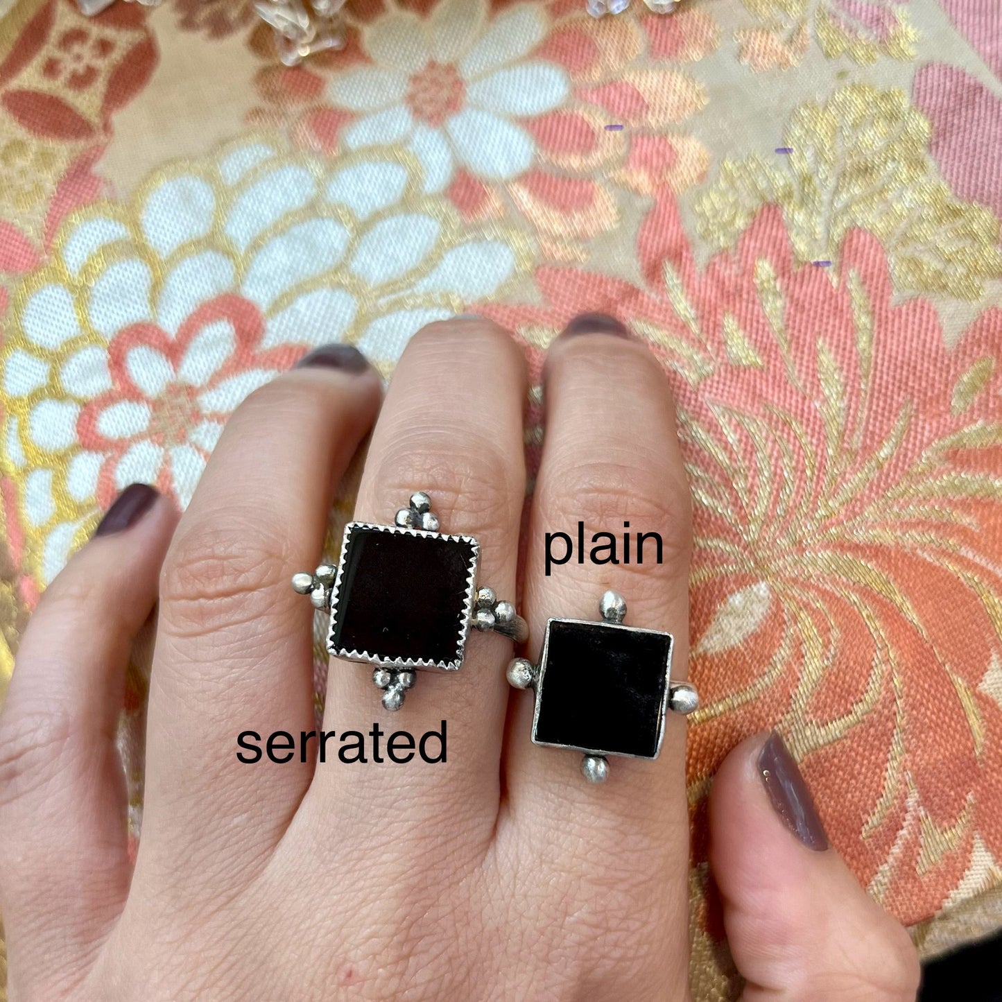 sacred onyx rings