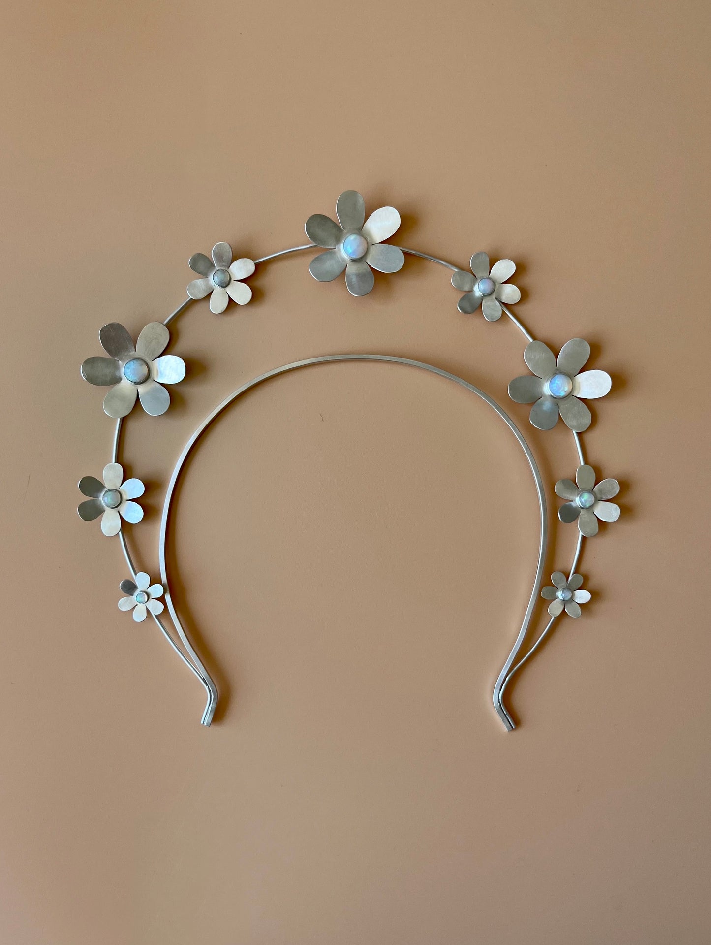 daisy baby halo crown