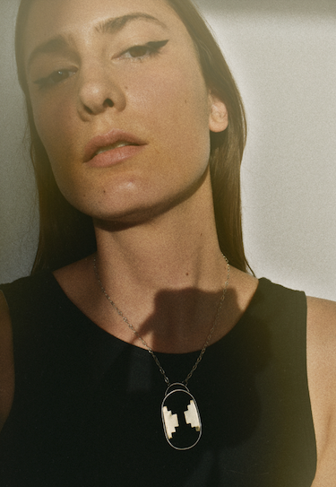 altar necklace - new mexico pendant in silver, gold & brass