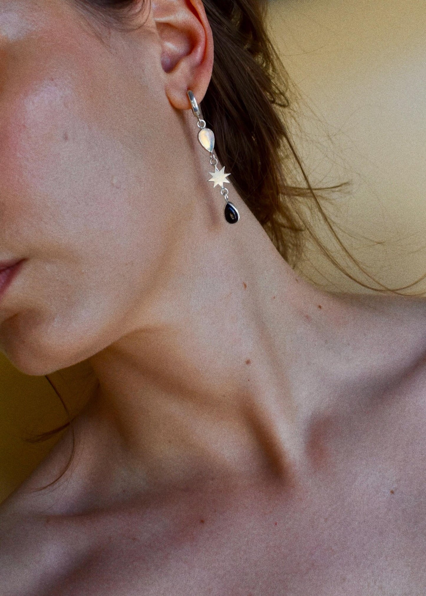 opposites attract northstar huggie hoops