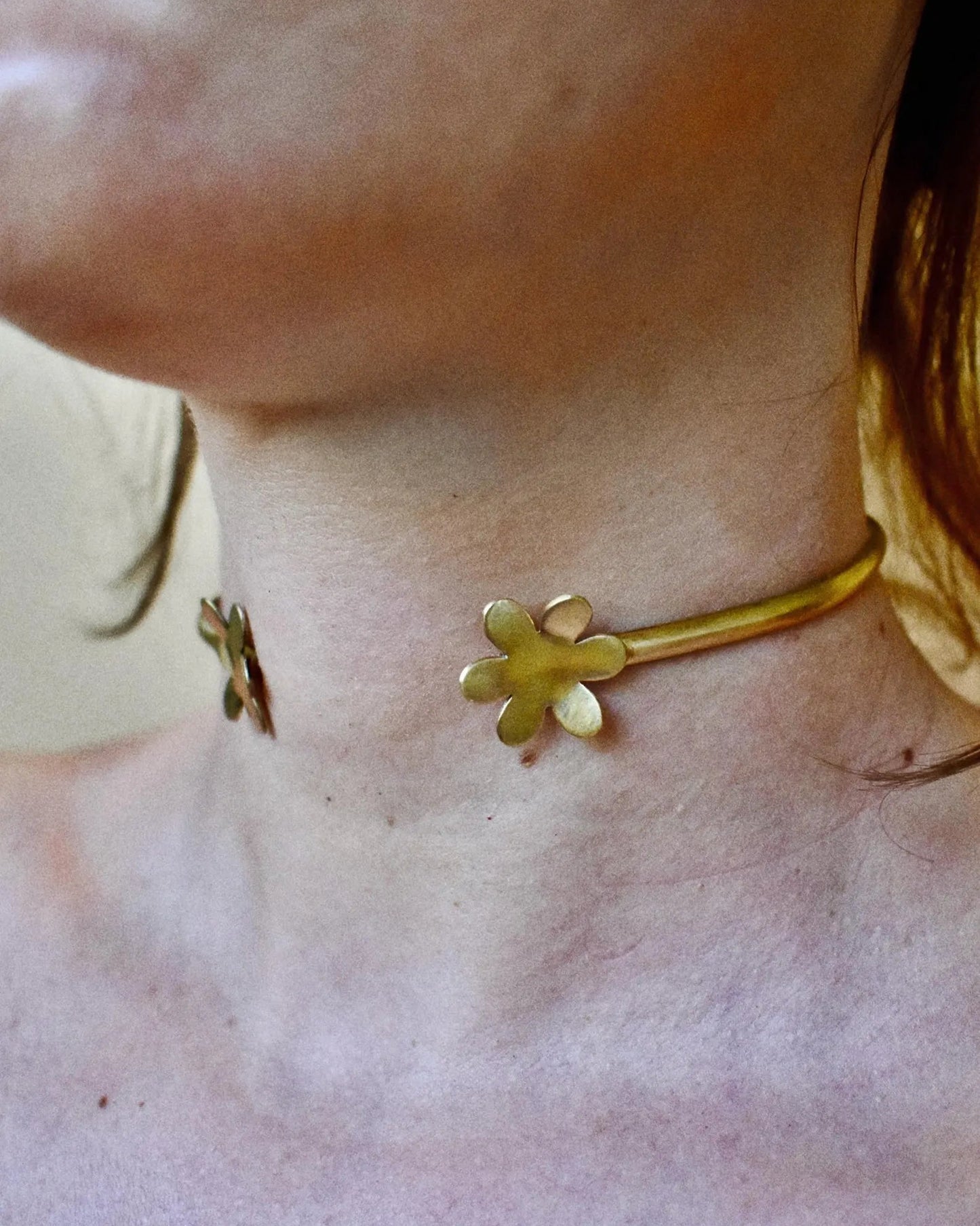 daisy choker cuff [gold or silver]