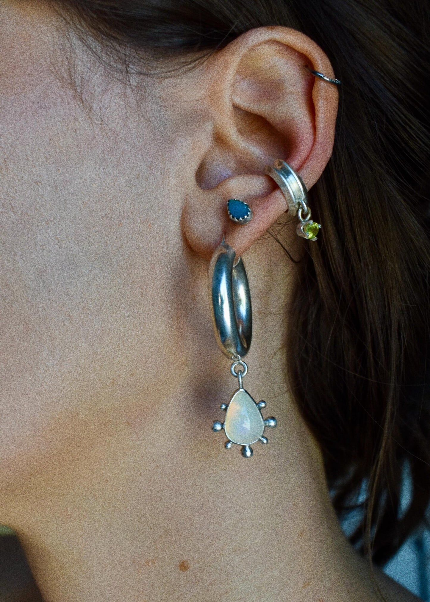 portal opal chunky hoops