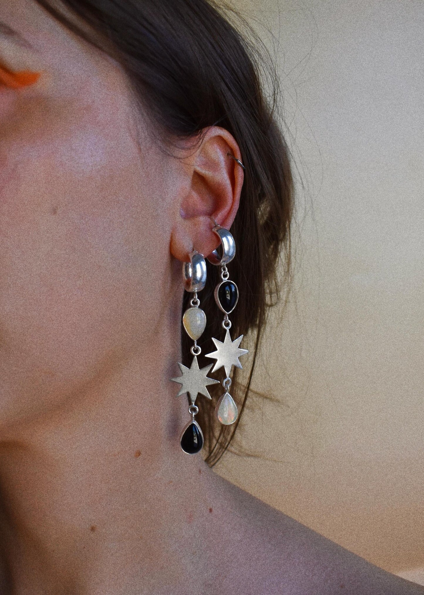 opposites attract northstar chunky hoops