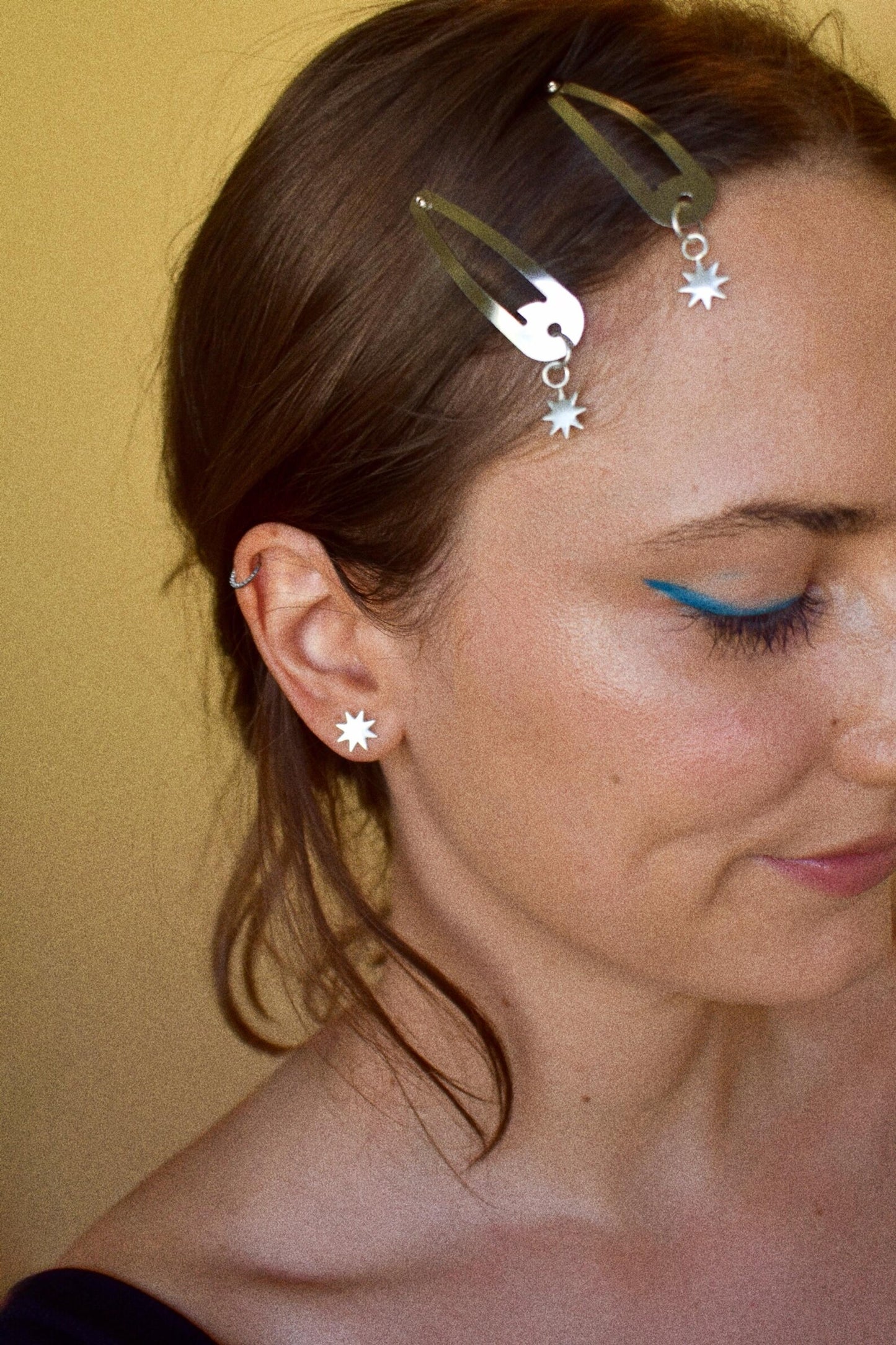 mini northstar earrings [gold or silver]