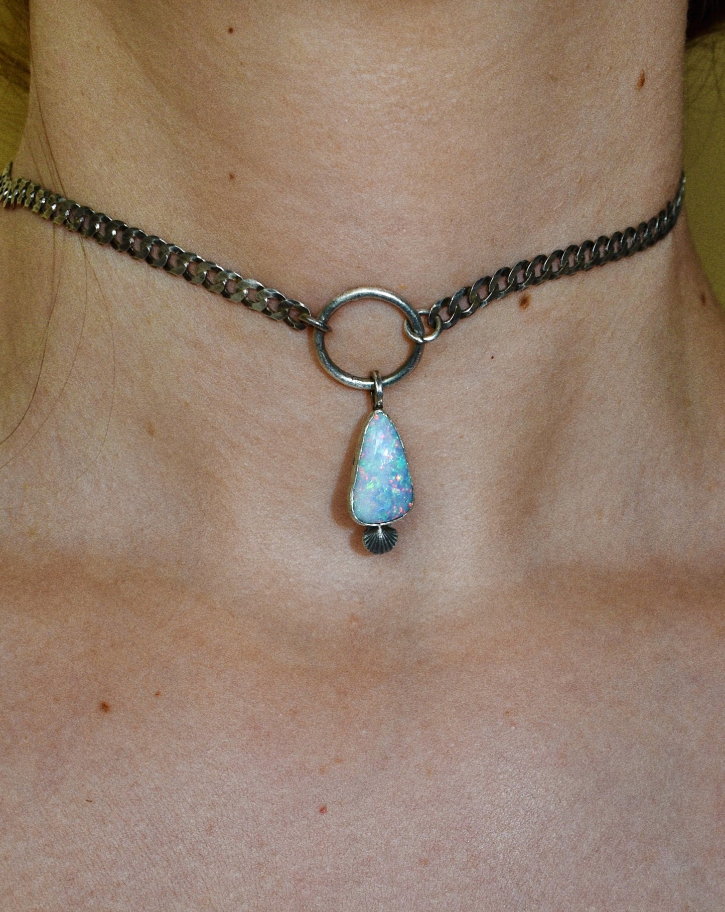 mermaid barbie opal necklace
