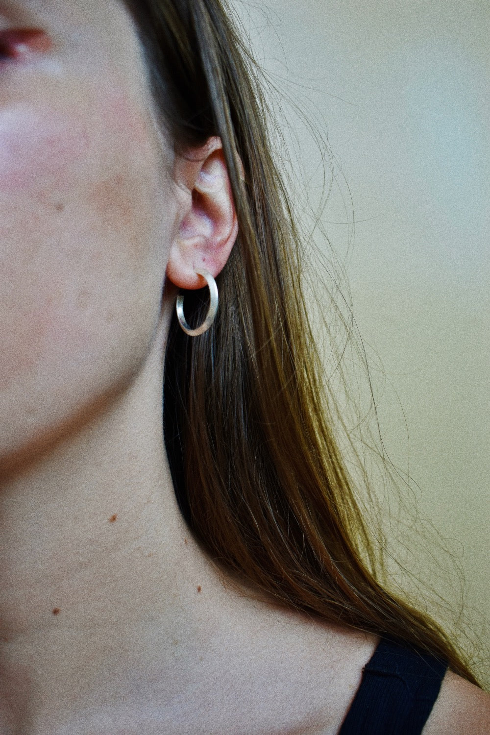 small silver hoops