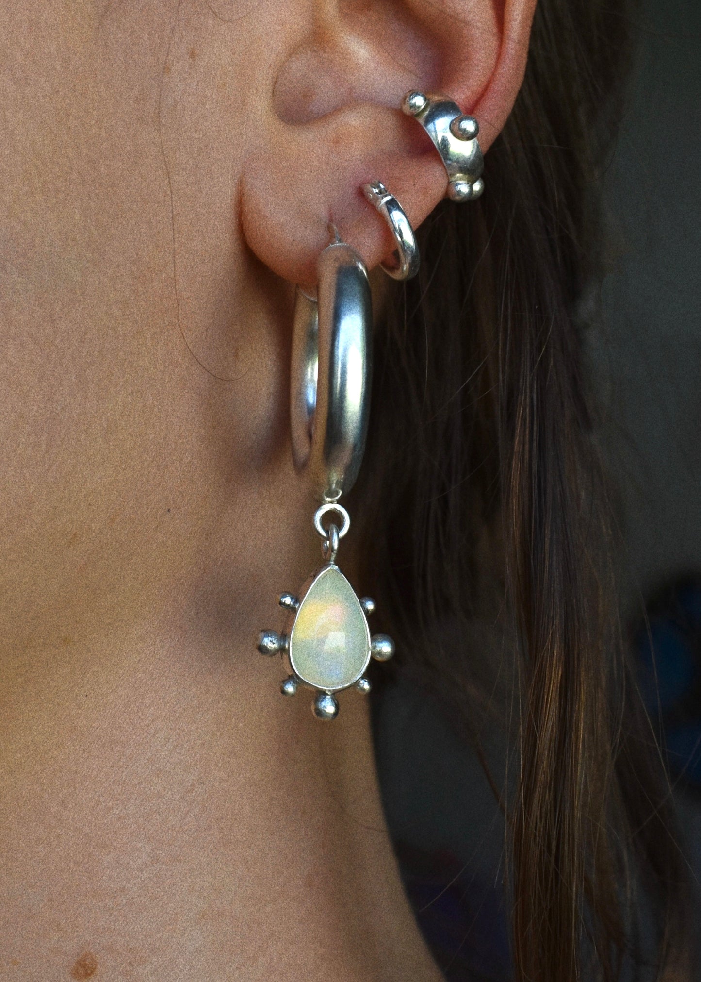 portal opal chunky hoops